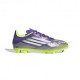 ADIDAS F50 League Fg Mg Viola Bianco Lime - Scarpe Da Calcio Bambino