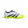 ADIDAS Predator Club Tf Bianco Nero Lime - Scarpe Da Calcio Bambino