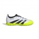 ADIDAS Predator Club Tf Bianco Nero Lime - Scarpe Da Calcio Bambino
