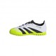 ADIDAS Predator Club Tf Bianco Nero Lime - Scarpe Da Calcio Bambino