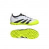 ADIDAS Predator Club Tf Bianco Nero Lime - Scarpe Da Calcio Bambino