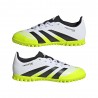 ADIDAS Predator Club Tf Bianco Nero Lime - Scarpe Da Calcio Bambino