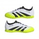 ADIDAS Predator Club Tf Bianco Nero Lime - Scarpe Da Calcio Bambino