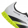 ADIDAS Predator Club Tf Bianco Nero Lime - Scarpe Da Calcio Bambino