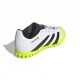 ADIDAS Predator Club Tf Bianco Nero Lime - Scarpe Da Calcio Bambino