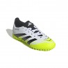 ADIDAS Predator Club Tf Bianco Nero Lime - Scarpe Da Calcio Bambino