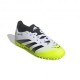 ADIDAS Predator Club Tf Bianco Nero Lime - Scarpe Da Calcio Bambino