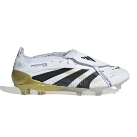 ADIDAS Predator Elite Ft Fg Bianco Oro - Scarpe Da Calcio Uomo