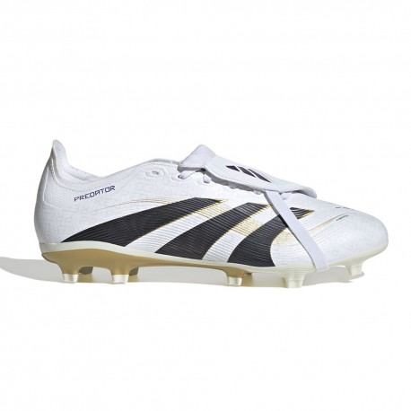 ADIDAS Predator League Ft Fg Mg Bianco Oro - Scarpe Da Calcio Uomo