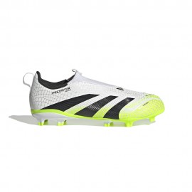 ADIDAS Predator League Fg Mg Bianco Nero Lime - Scarpe Da Calcio Bambino