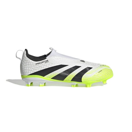 ADIDAS Predator League Fg Mg Bianco Nero Lime - Scarpe Da Calcio Bambino