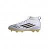 ADIDAS F50 Mid League Fg Mg Bianco Oro - Scarpe Da Calcio Bambino