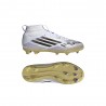 ADIDAS F50 Mid League Fg Mg Bianco Oro - Scarpe Da Calcio Bambino