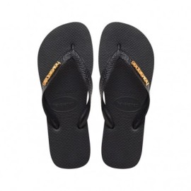 Havaianas Logo Metallic Oro Nero