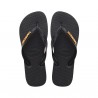 Havaianas Logo Metallic Oro Nero