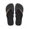 Havaianas Logo Metallic Oro Nero