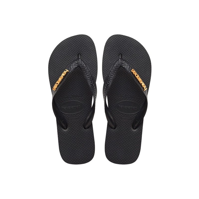 Havaianas Logo Metallic Oro Nero