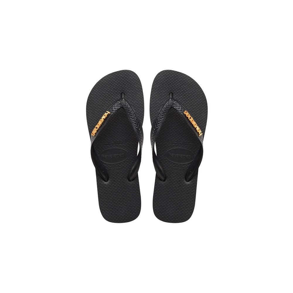 Havaianas Logo Metallic Oro Nero BRASIL 33/34 - EUR 35/36