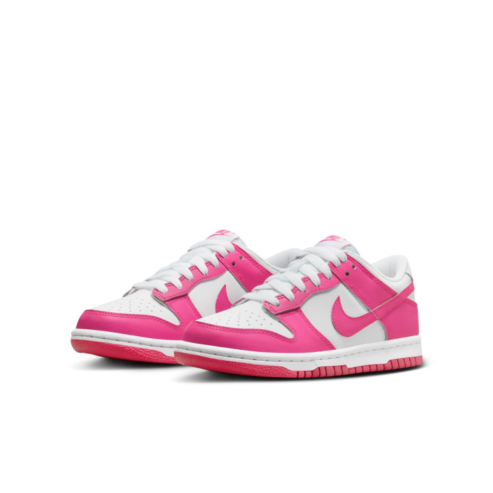 Nike Dunk Low Gs Bianco Fucsia - Sneakers Bambina