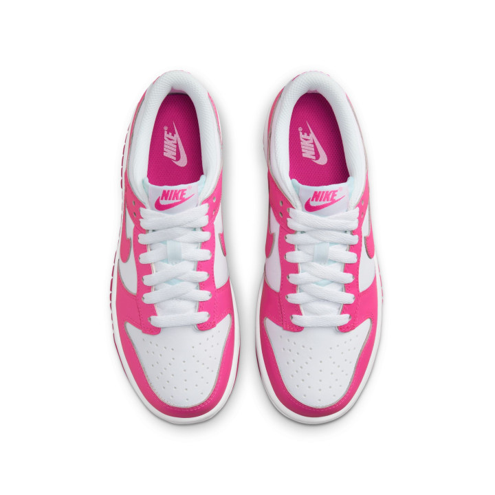 Nike Dunk Low Gs Bianco Fucsia - Sneakers Bambina