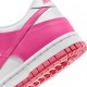 Nike Dunk Low Gs Bianco Fucsia - Sneakers Bambina