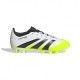 ADIDAS Predator Club Fg Mg Bianco Nero Lime - Scarpe Da Calcio Bambino