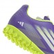 ADIDAS F50 Club Tf Viola Bianco Lime - Scarpe Da Calcio Bambino