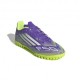 ADIDAS F50 Club Tf Viola Bianco Lime - Scarpe Da Calcio Bambino