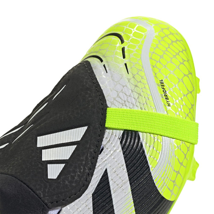 ADIDAS Predator League Ft Fg Mg Bianco Nero Lime - Scarpe Da Calcio Bambino