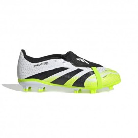 ADIDAS Predator League Ft Fg Mg Bianco Nero Lime - Scarpe Da Calcio Bambino