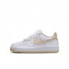 Nike Air Force 1 Gs Bianco Beige Bianco - Sneakers Bambino