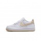 Nike Air Force 1 Gs Bianco Beige Bianco - Sneakers Bambino