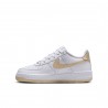 Nike Air Force 1 Gs Bianco Beige Bianco - Sneakers Bambino