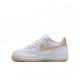 Nike Air Force 1 Gs Bianco Beige Bianco - Sneakers Bambino
