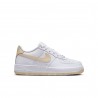 Nike Air Force 1 Gs Bianco Beige Bianco - Sneakers Bambino