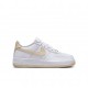 Nike Air Force 1 Gs Bianco Beige Bianco - Sneakers Bambino