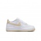 Nike Air Force 1 Gs Bianco Beige Bianco - Sneakers Bambino