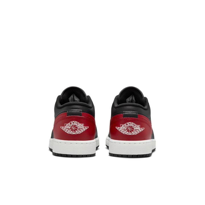 Nike Air Jordan 1 Low Gs Nero Rosso - Sneakers Bambino