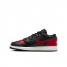 Nike Air Jordan 1 Low Gs Nero Rosso - Sneakers Bambino