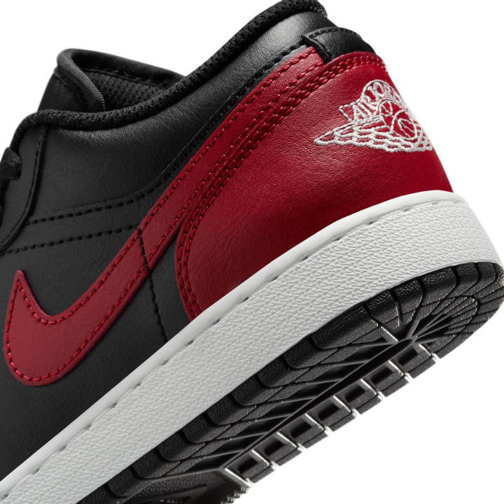 Nike Air Jordan 1 Low Gs Nero Rosso - Sneakers Bambino