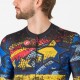 Castelli Maglia Ciclismo Meriler Rocket Blu Giallo Uomo