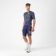 Castelli Maglia Ciclismo Wolfpack 1000 Victory Blu Oro Uomo