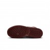 Nike Air Jordan 1 Mid Se Gs Bianco Bordeaux Nero - Sneakers Bambino