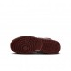 Nike Air Jordan 1 Mid Se Gs Bianco Bordeaux Nero - Sneakers Bambino