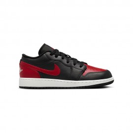 Air Jordan 1 Low Gs nero rosso