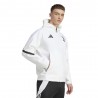ADIDAS Felpa Calcio Juve Zone Training Bianco Nero Uomo