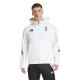 ADIDAS Felpa Calcio Juve Zone Training Bianco Nero Uomo