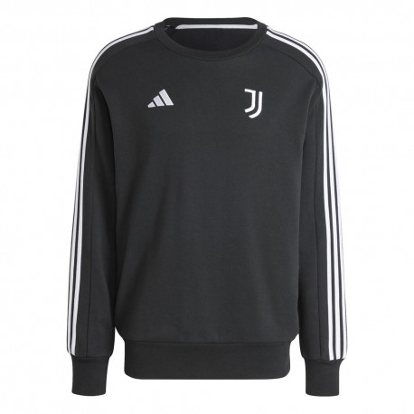 ADIDAS Felpa Calcio Juve Dna Nero Bianco Uomo