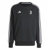 ADIDAS Felpa Calcio Juve Dna Nero Bianco Uomo