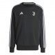 ADIDAS Felpa Calcio Juve Dna Nero Bianco Uomo